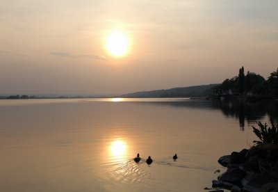 Sonnenuntergang am Süßen See