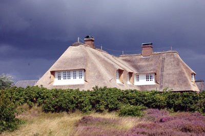 Haus mit Schilfdach